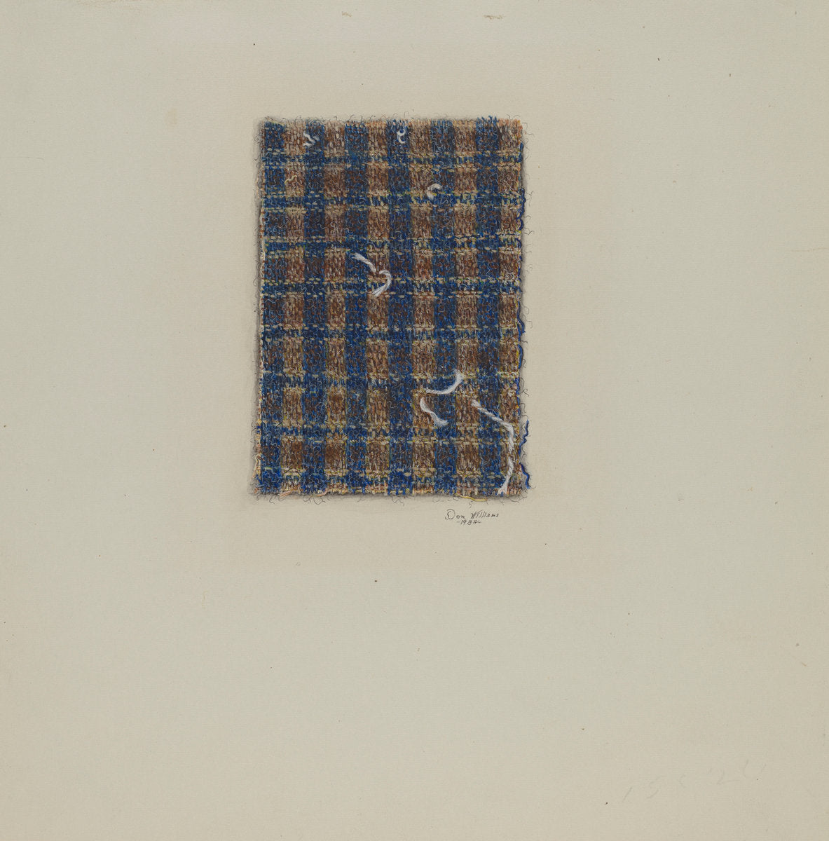 Fragment of Comforter by Donald Williams (American, active c. 1935), 16X12"(A3)Poster Print