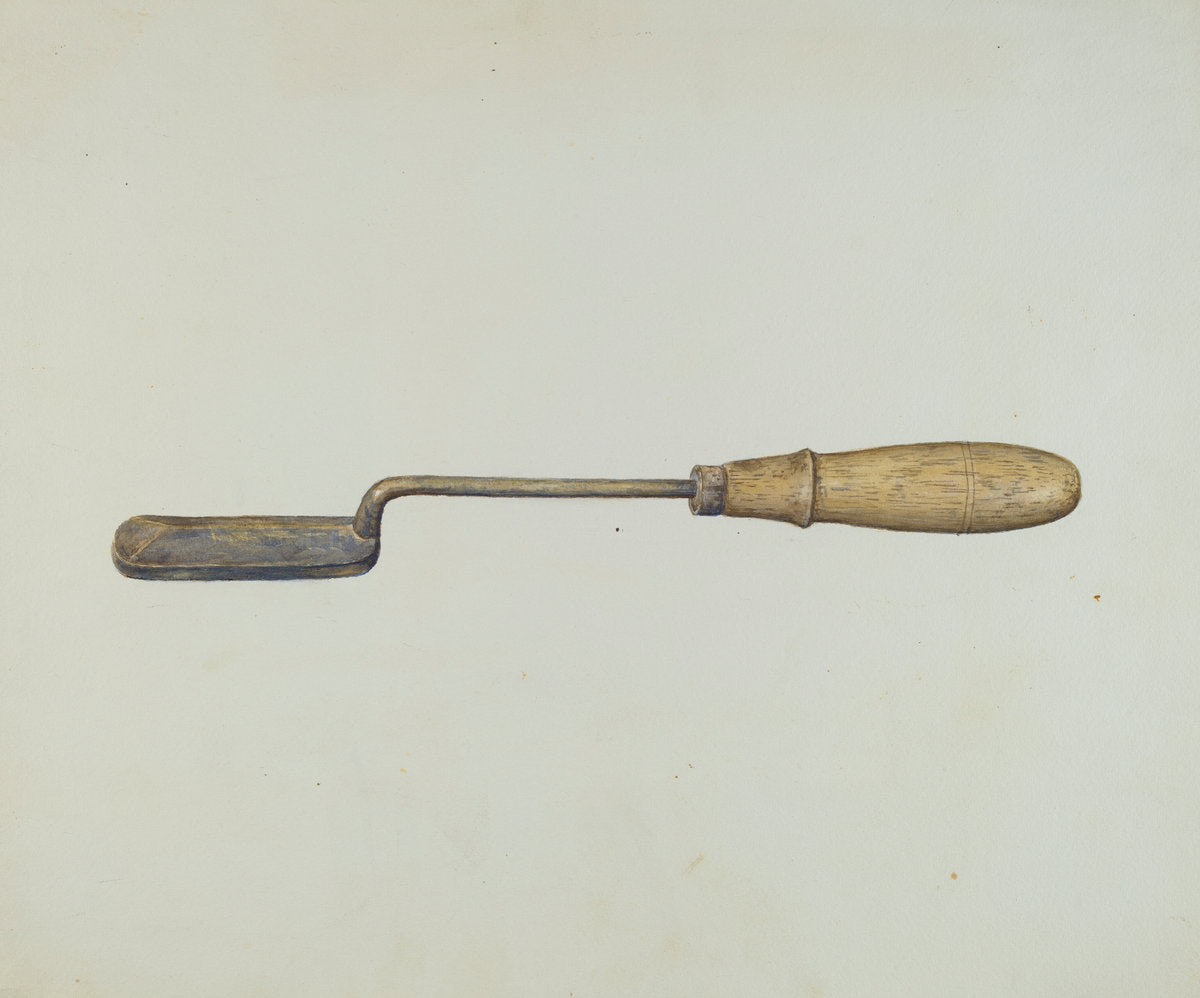 Plaster Iron by John Lang (American, active c. 1935), 16X12"(A3)Poster Print