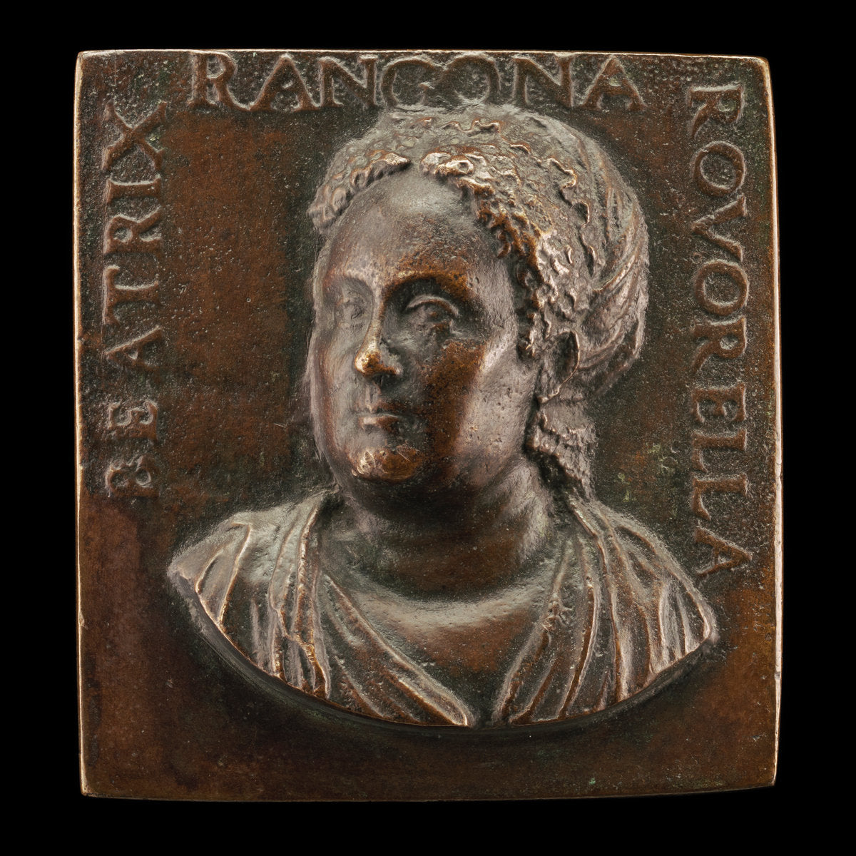 16th century by Italian 16th Century (Beatrice Roverella, c. 1510-1575, Wife of Paolo Manfroni and Ercole Rangone [obverse]), 16X12"(A3)Poster Print