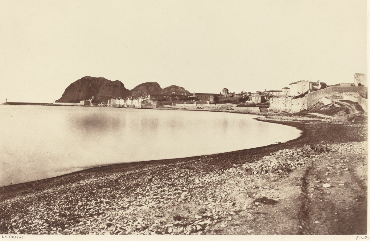 La Ciotat by Édouard-Denis Baldus (French, 1813 - 1889), 16X12"(A3)Poster Print