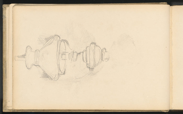 Kerosene Lamp by Paul Cézanne (French, 1839 - 1906), 16X12