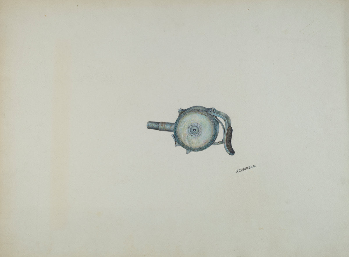 Center Fire Revolver by Joseph Cannella (American, active c. 1935), 16X12"(A3)Poster Print
