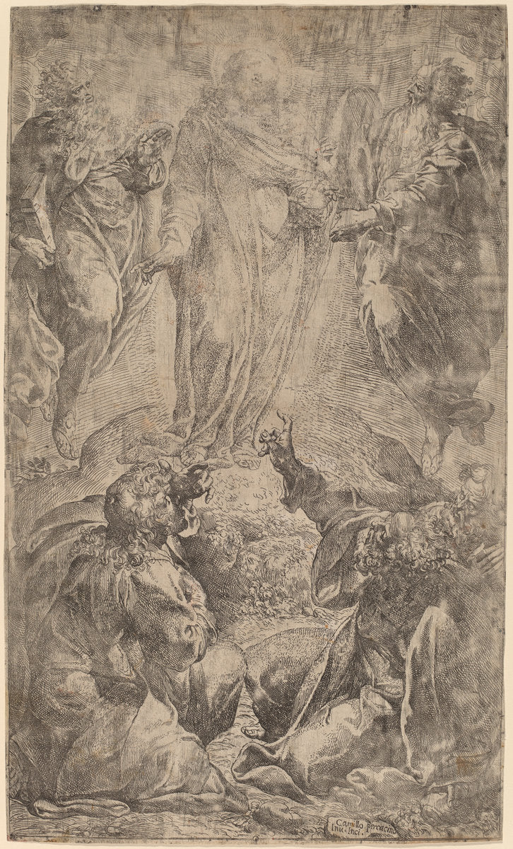 The Transfiguration by Camillo Procaccini (Italian, c. 1555 - 1629), 16X12"(A3)Poster Print