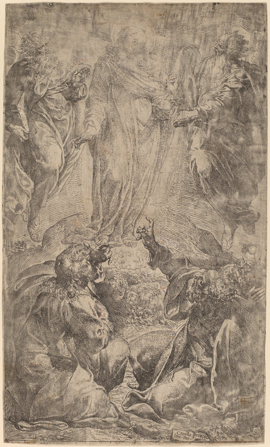 The Transfiguration by Camillo Procaccini (Italian, c. 1555 - 1629), 16X12"(A3)Poster Print