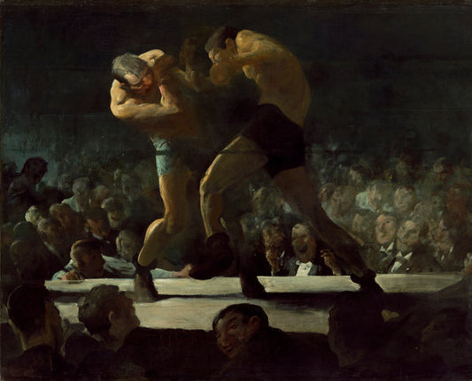 Club Night by George Bellows (American, 1882 - 1925), 16X12"(A3)Poster Print