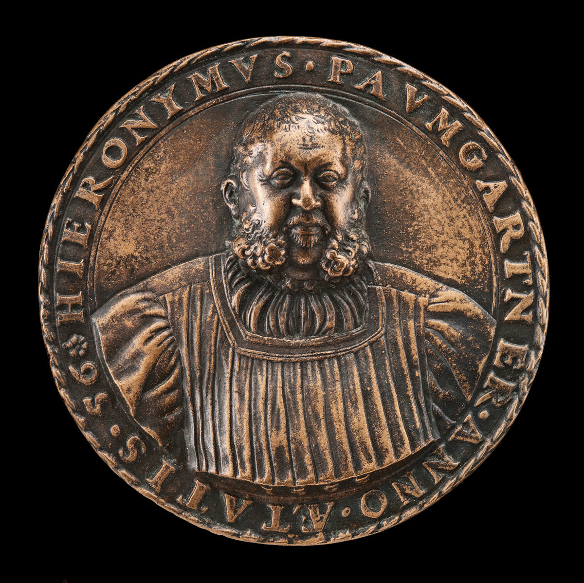 Hieronymus Paumgartner, 1498-1565, Patrician of Nuremberg [obverse] by Joachim Deschler (German, c. 1500 - 1571), 16X12"(A3)Poster Print