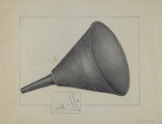 Funnel by Charles Garjian (American, active c. 1935), 16X12"(A3)Poster Print