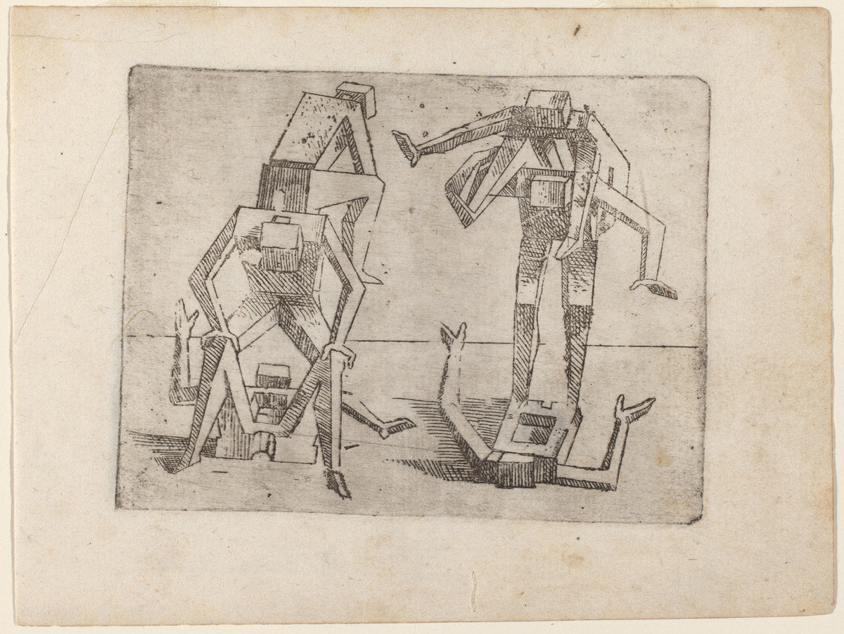 From "Bizzarie di varie Figure" by Giovanni Battista Bracelli (Italian, active c. 1624/1649), 16X12"(A3)Poster Print