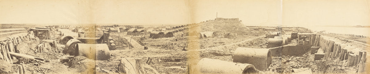 Interior of the North Fort Taku After Its Capture on August 21, 1860 by Felice Beato (British, born Venice, 1832 - 1909), 16X12"(A3)Poster Print