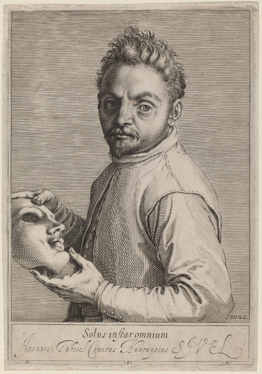 Giovanni Gabrielli by Agostino Carracci (Italian, 1557 - 1602), 16X12"(A3)Poster Print