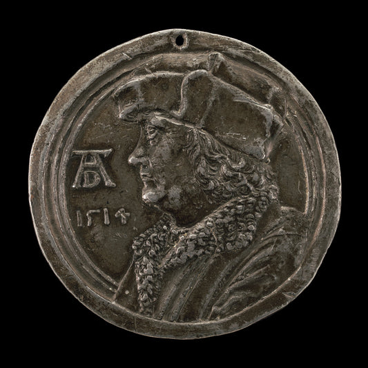 1514 or after by Follower of Albrecht Dürer or Possibly Antonio Abondio (Portrait of a Man), 16X12"(A3)Poster Print