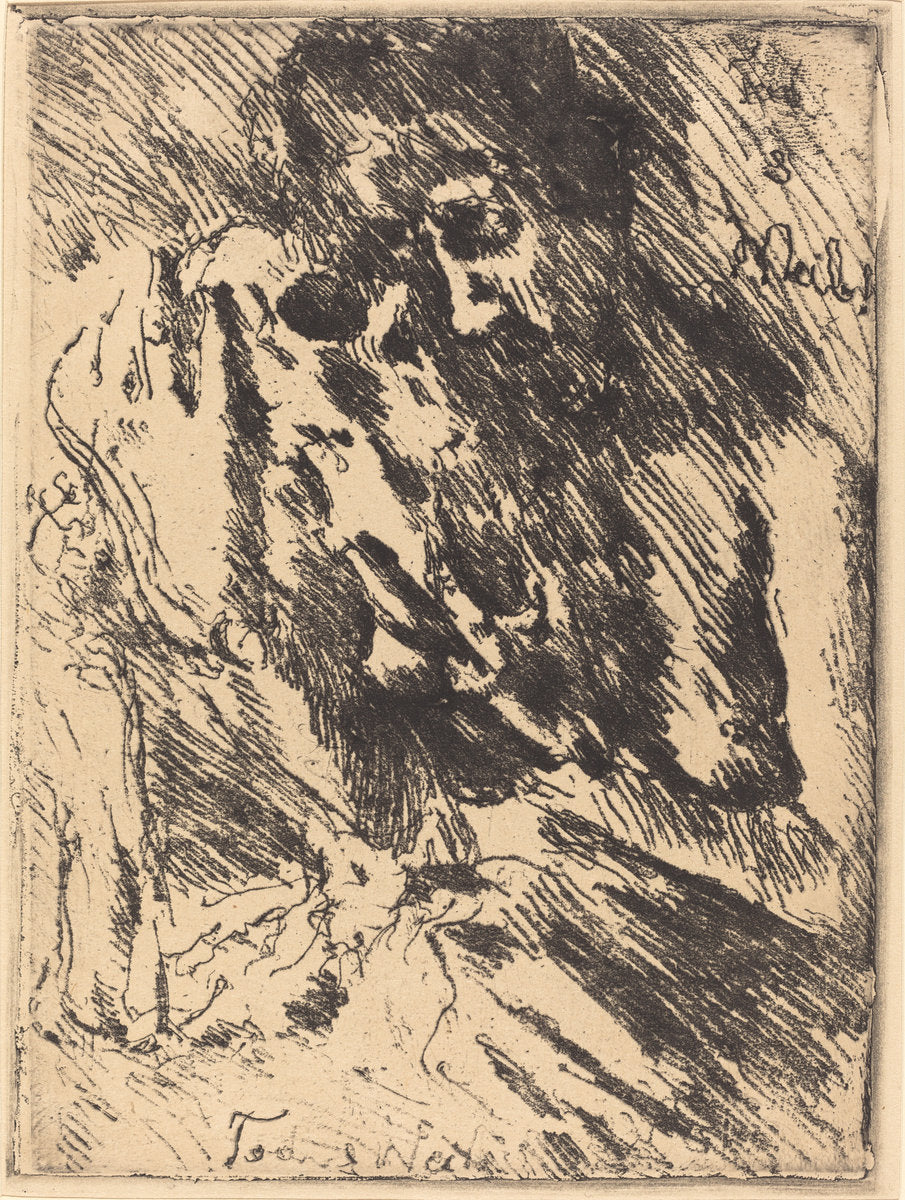 Tod und Weib (Death and the Woman) by Lovis Corinth (German, 1858 - 1925), 16X12"(A3)Poster Print