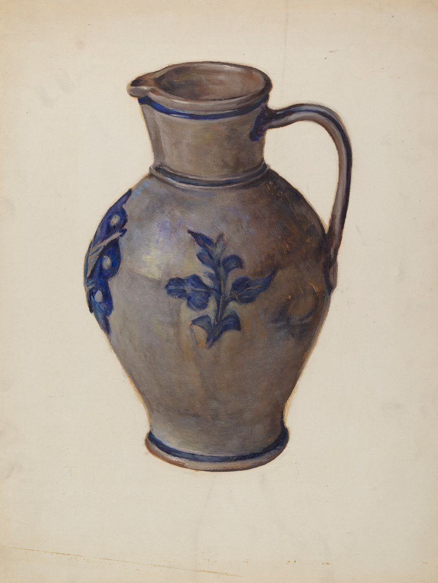 Pitcher by C.W. Perky (American, active c. 1935), 16X12"(A3)Poster Print