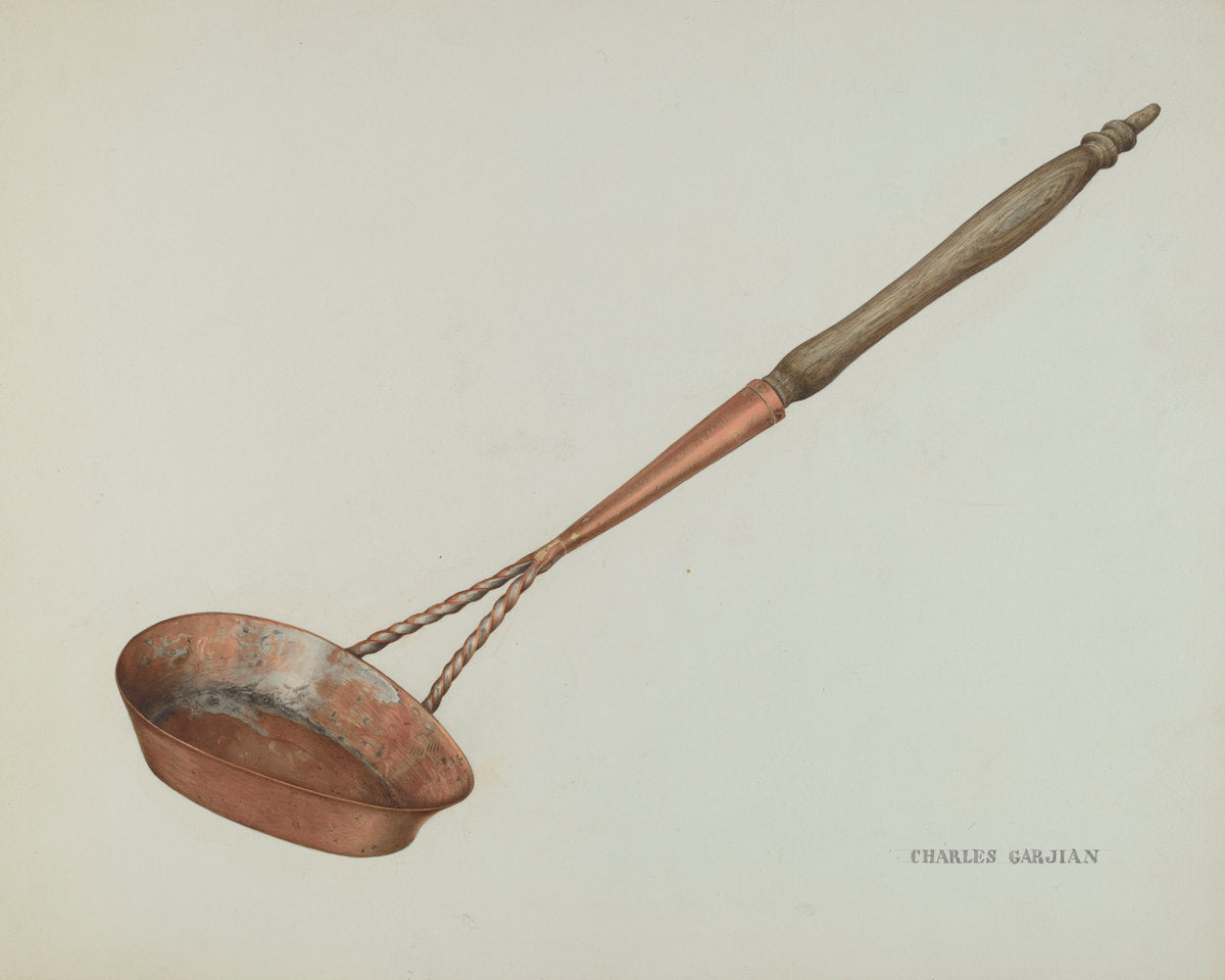 Ladle by Charles Garjian (American, active c. 1935), 16X12"(A3)Poster Print