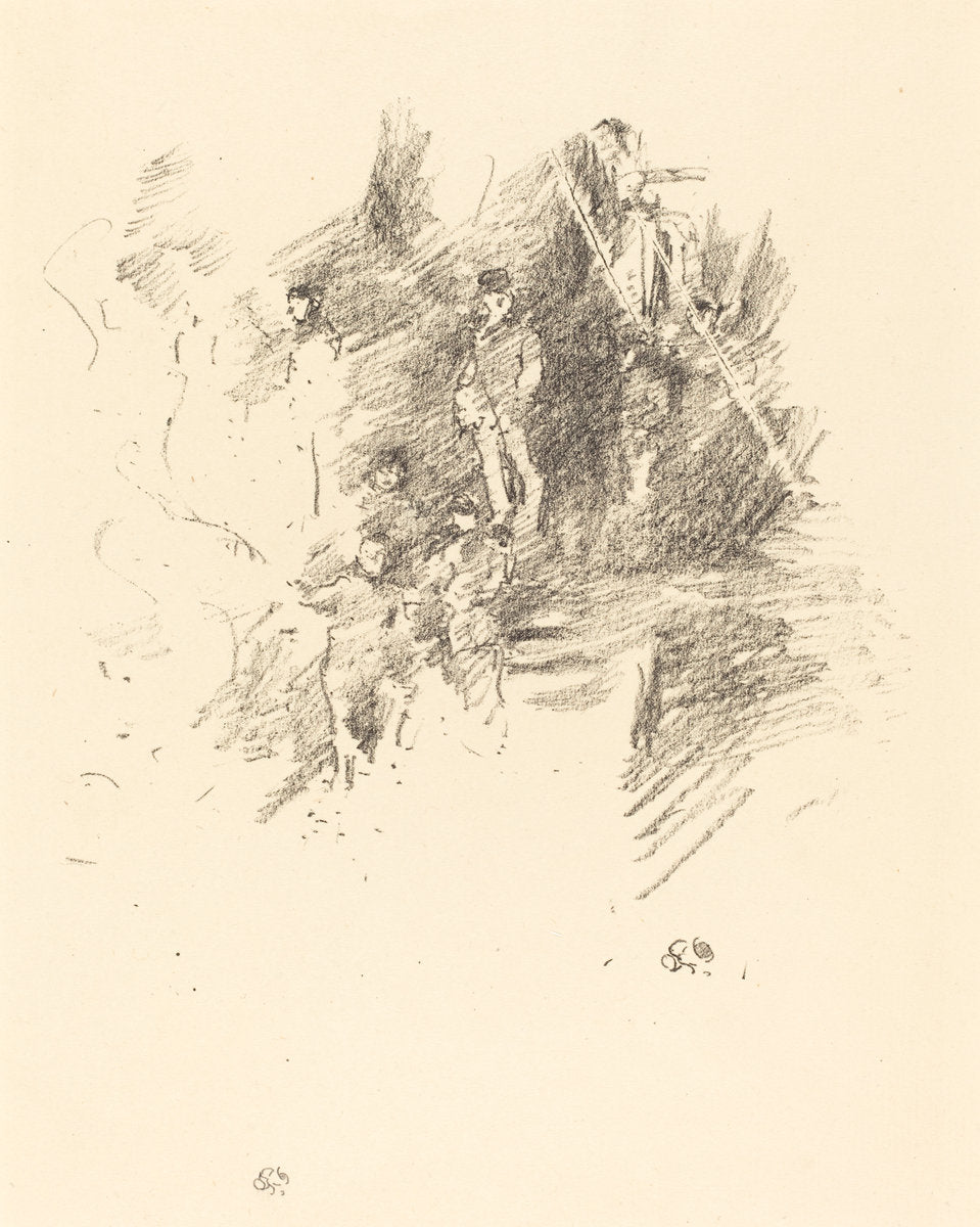 Fifth of November by James McNeill Whistler (American, 1834 - 1903), 16X12"(A3)Poster Print