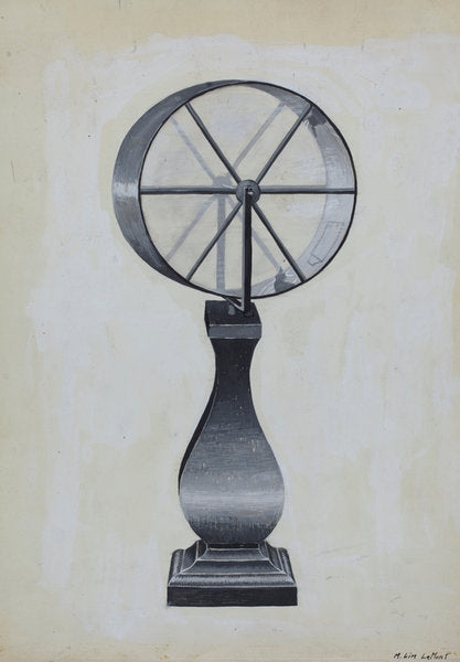 Lottery Wheel by Martin Lamont (American, active c. 1936), 16X12"(A3)Poster Print