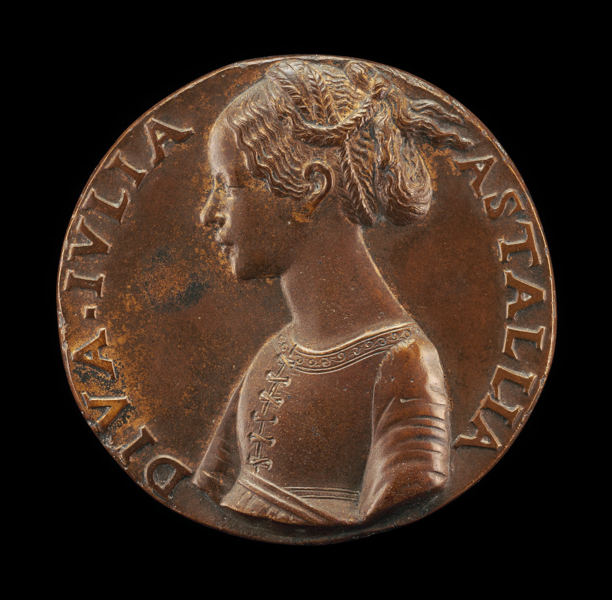 c. 1485 by Mantuan 15th Century (Possibly Giancristoforo Romano) (Giulia Astallia [obverse]), 16X12"(A3)Poster Print