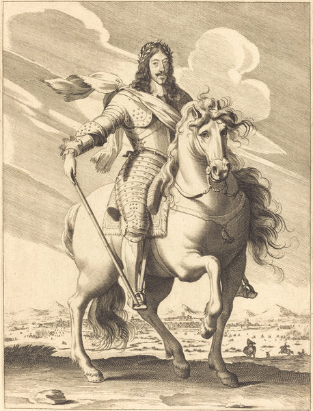 Louis XIII by Pierre Daret de Cazeneuve (French, 1604 - 1678), 16X12"(A3)Poster Print
