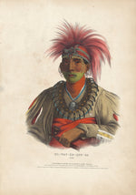 No-Way-Ke-Sug-Ga, Otoe by Charles Bird King (American, 1785 - 1862), 16X12"(A3)Poster Print