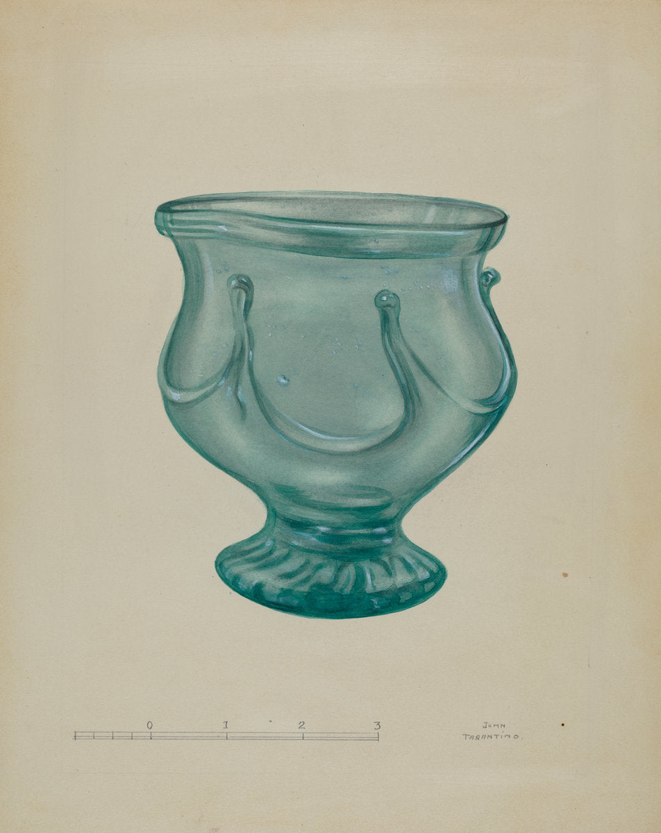 Bowl by John Tarantino (American, active c. 1935), 16X12"(A3)Poster Print