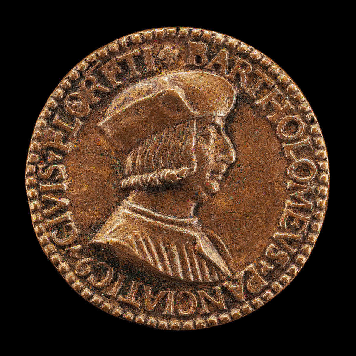 Bartolomeo Panciatichi, 1468-1533, Merchant [obverse] by Jacques Gauvain (French, active c. 1501 - 1547), 16X12"(A3)Poster Print
