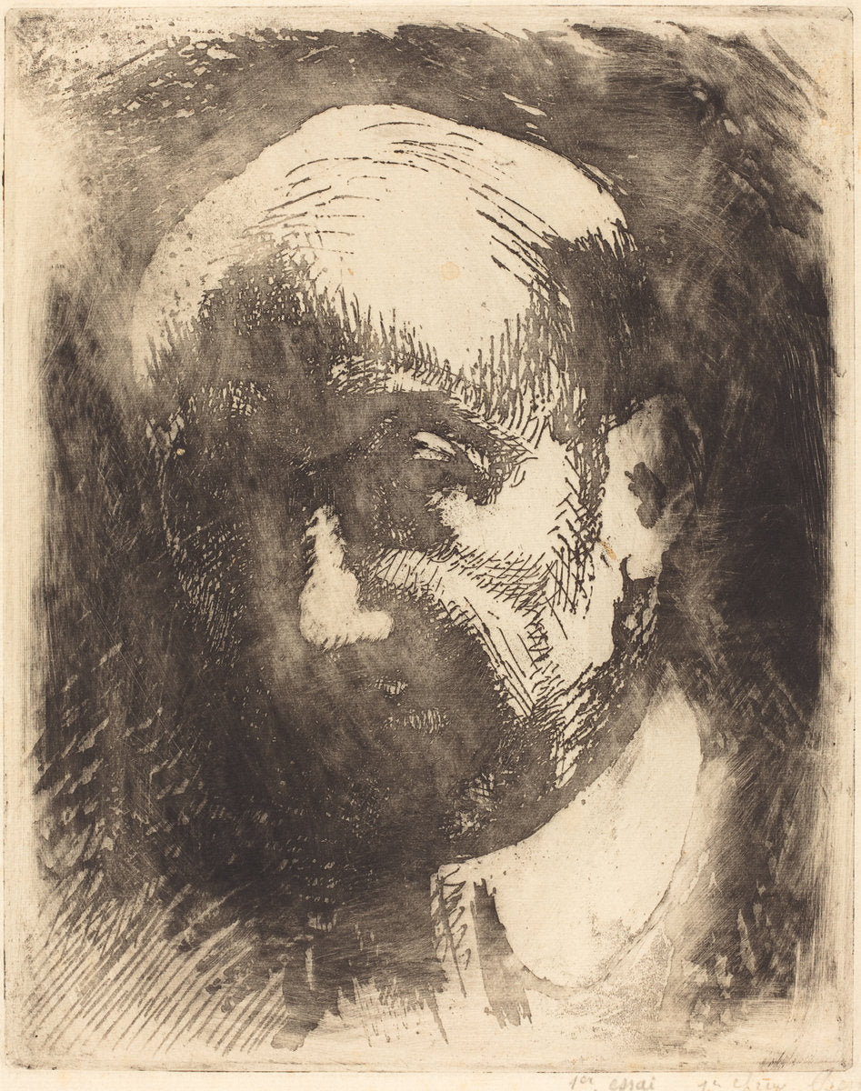 Gabriele D'Annunzio by Albert Besnard (French, 1849 - 1934), 16X12"(A3)Poster Print