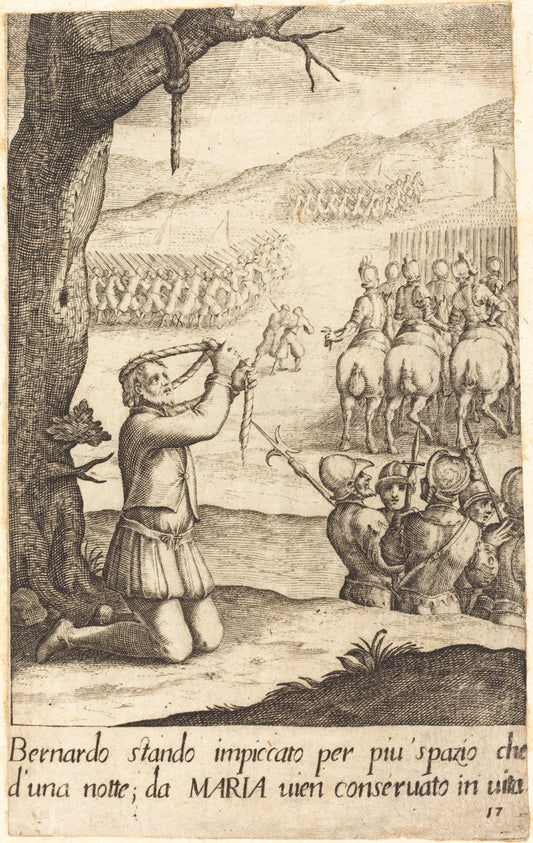 Bernardo by Jacques Callot (French, 1592 - 1635), 16X12"(A3)Poster Print