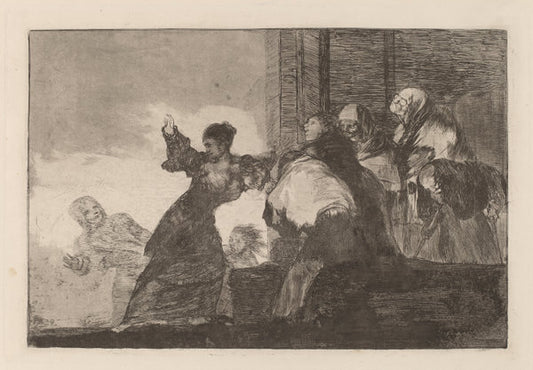 Disparate pobre (Poor Folly) by Francisco de Goya (Spanish, 1746 - 1828), 16X12"(A3)Poster Print
