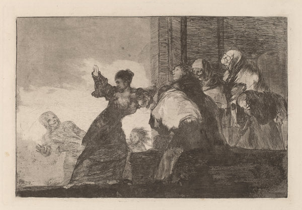 Disparate pobre (Poor Folly) by Francisco de Goya (Spanish, 1746 - 1828), 16X12"(A3)Poster Print