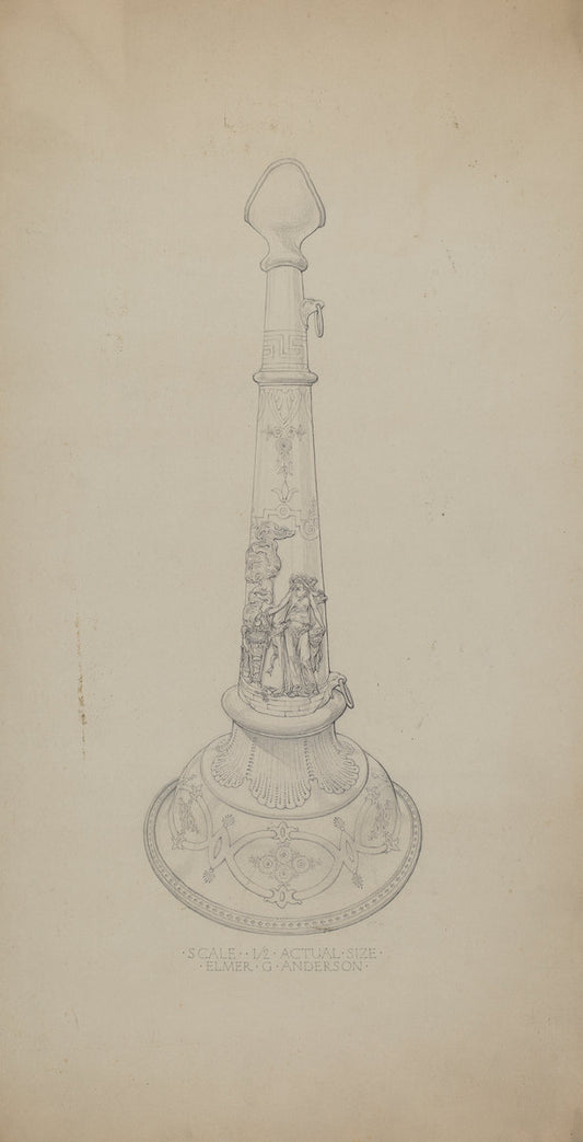 Parade Fire Horn by Elmer G. Anderson (American, active c. 1935), 16X12"(A3)Poster Print