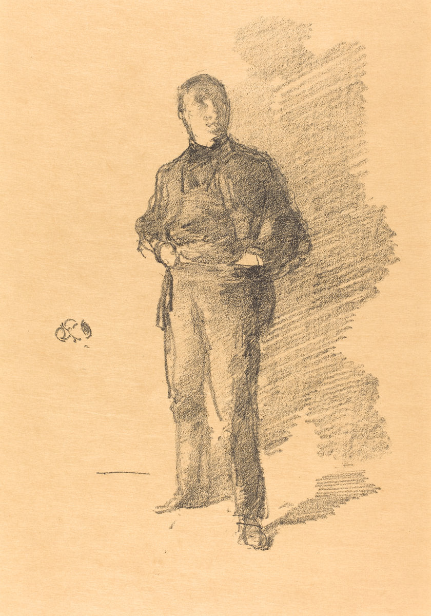 Study No. 1: Mr. Thomas Way by James McNeill Whistler (American, 1834 - 1903), 16X12"(A3)Poster Print