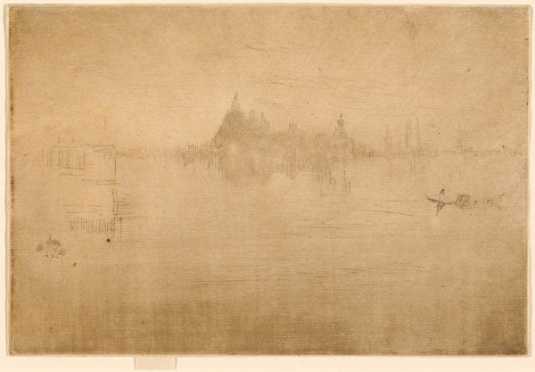 Nocturne: Salute by James McNeill Whistler (American, 1834 - 1903), 16X12"(A3)Poster Print
