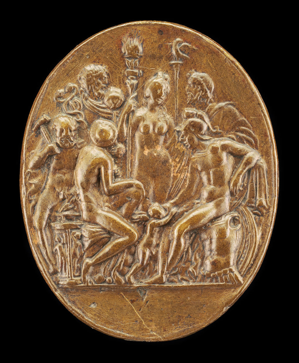 Assembly of Gods by Attributed to Master IO.F.F. (Bolognese, active 1468/1484), 16X12"(A3)Poster Print