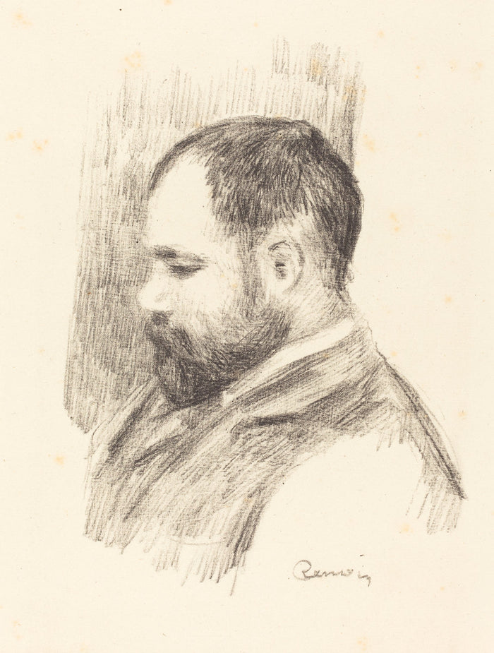 Ambroise Vollard by Auguste Renoir (French, 1841 - 1919), 16X12