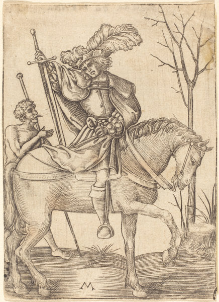 Lansquenet by Master M. (German, active 16th century), 16X12"(A3)Poster Print