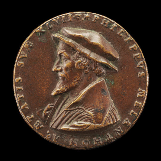 Philipp Melanchthon, 1497-1560, Reformer [obverse] by Friedrich Hagenauer (German, active c. 1525 - 1546), 16X12"(A3)Poster Print