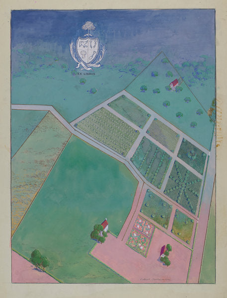 J. Dyckman Estate by Gilbert Sackerman (American, active c. 1935), 16X12"(A3)Poster Print
