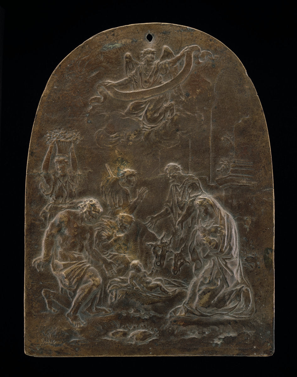 16th century by Italian 16th Century (The Adoration of the Shepherds), 16X12"(A3)Poster Print