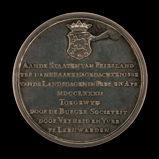 Inscription [reverse] by B.C.V. Calker (Dutch, active 18th century), 16X12"(A3)Poster Print