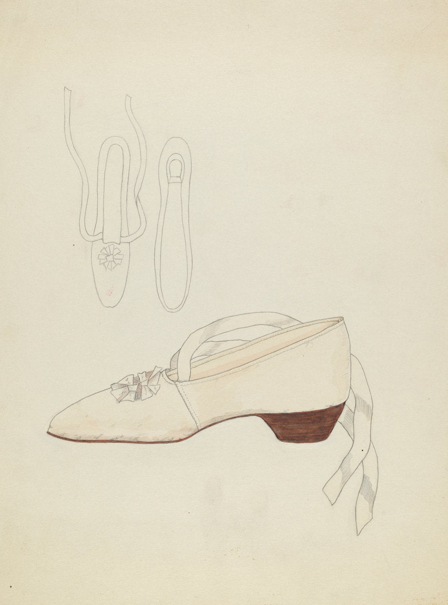 Slipper by Gladys Cook (American, active c. 1935), 16X12"(A3)Poster Print