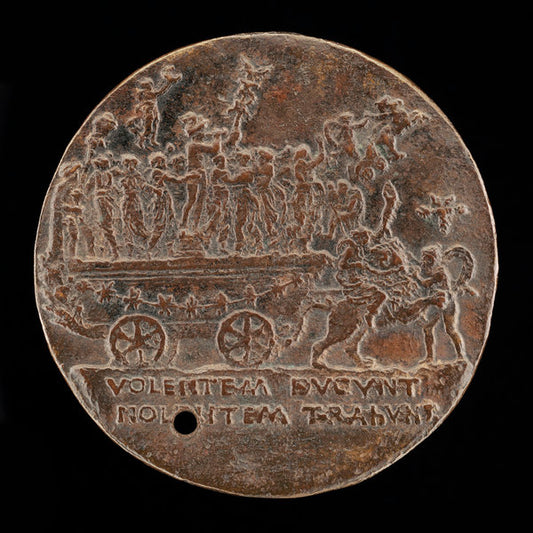 Triumphal Car with Mercury and the Muses [reverse] by Bertoldo di Giovanni (Italian, c. 1430/1440 - 1491), 16X12"(A3)Poster Print