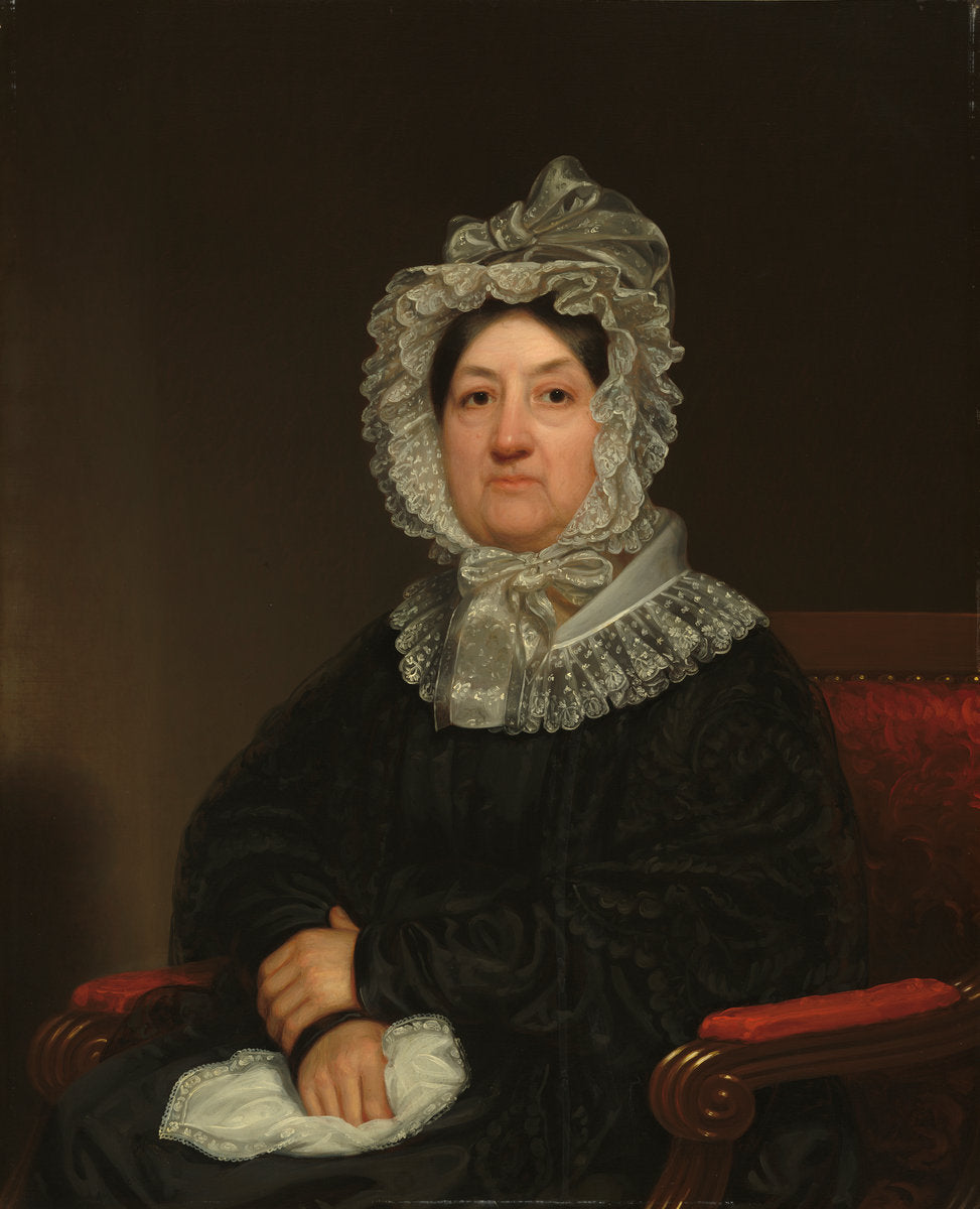 Frances Ludlum Morris (Mrs. Robert Morris) (?) by Frederick R. Spencer (American, 1806 - 1875), 16X12"(A3)Poster Print