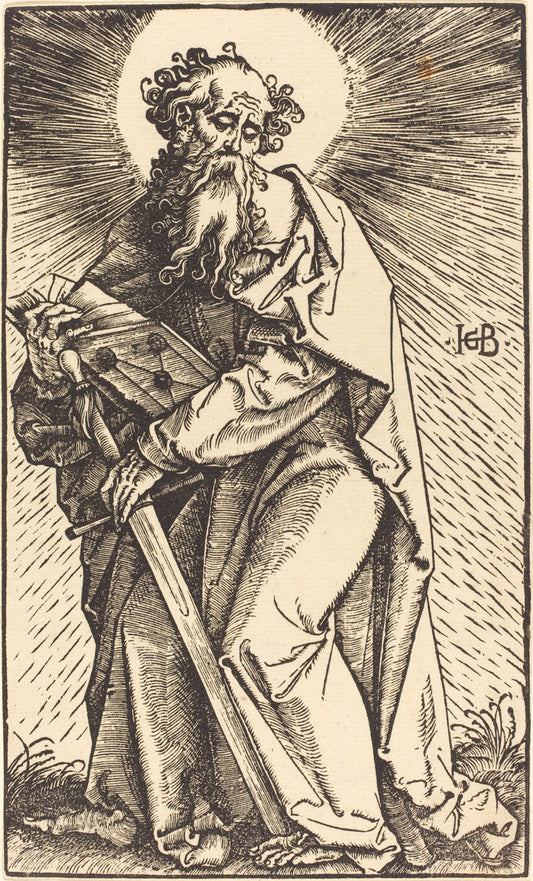 Saint Paul by Hans Baldung Grien (German, 1484/1485 - 1545), 16X12"(A3)Poster Print