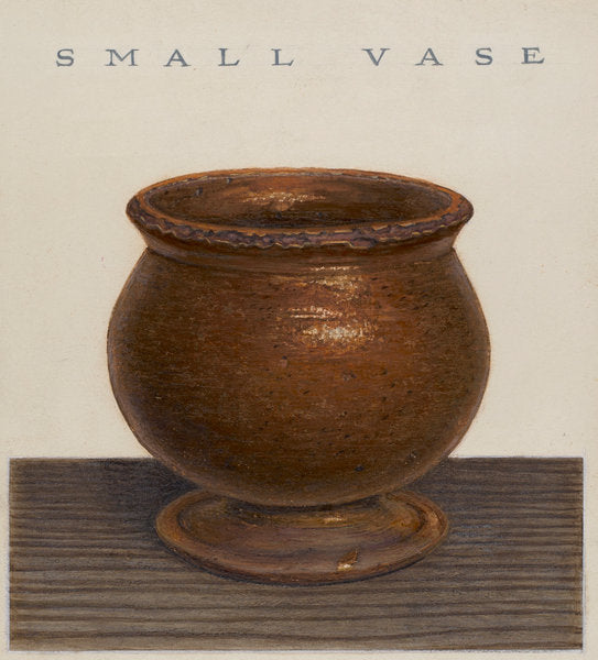 Small Vase by Guido Metelli (American, active c. 1935), 16X12"(A3)Poster Print
