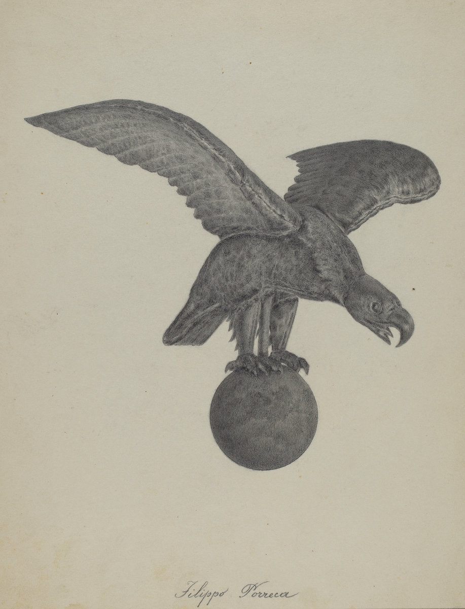 Eagle by Filippo Porreca (American, active c. 1935), 16X12"(A3)Poster Print
