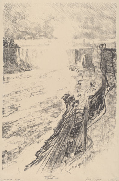 The Mystery of the Mist by Joseph Pennell (American, 1857 - 1926), 16X12"(A3)Poster Print