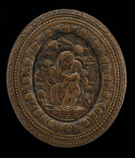 15th century by Paduan 15th Century (The Virgin and Child with Six Angels), 16X12"(A3)Poster Print