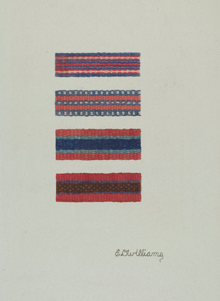 Shaker Chair Braids by Edward D. Williams (American, active c. 1935), 16X12"(A3)Poster Print