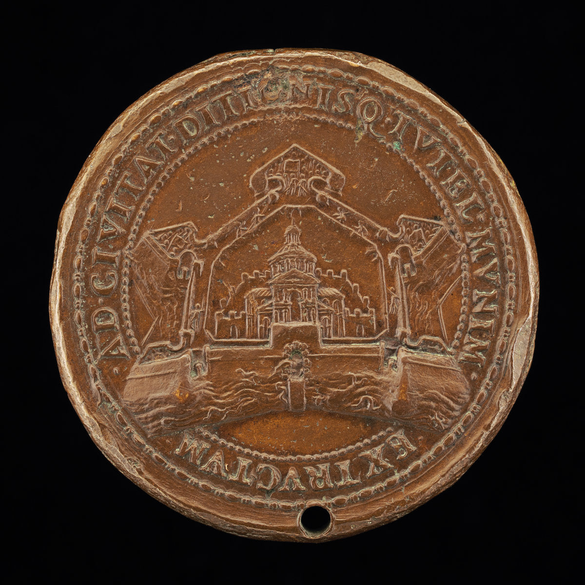 Citadel of Parma [reverse] by Giovan Federico Bonzagni (Italian, after 1507 - 1588), 16X12"(A3)Poster Print