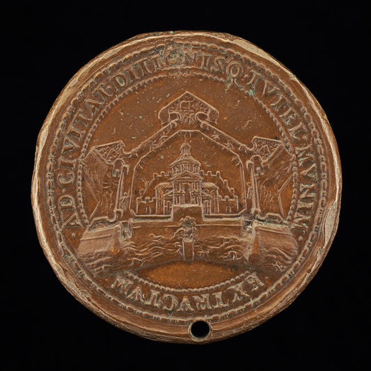 Citadel of Parma [reverse] by Giovan Federico Bonzagni (Italian, after 1507 - 1588), 16X12"(A3)Poster Print